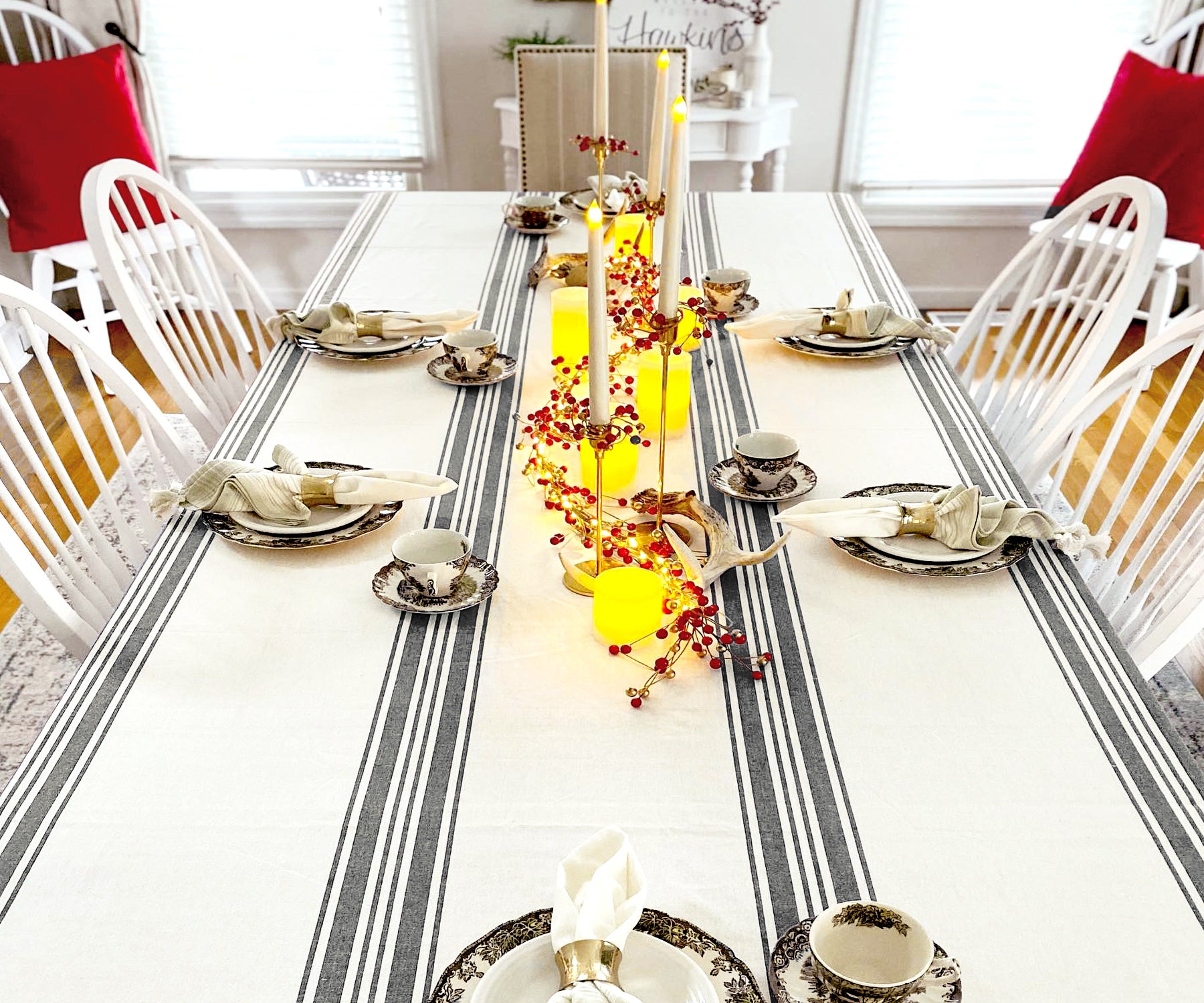 Farmhouse Tablecloth - Country Tablecloths