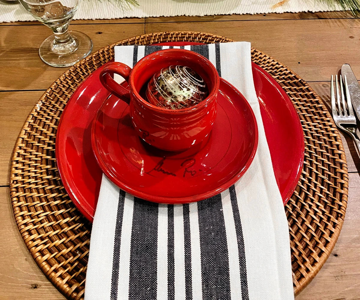 Restaurant Napkins - Set of 6 Bistro Napkins Restaurant Napkins - Set of 6 Bistro Napkins