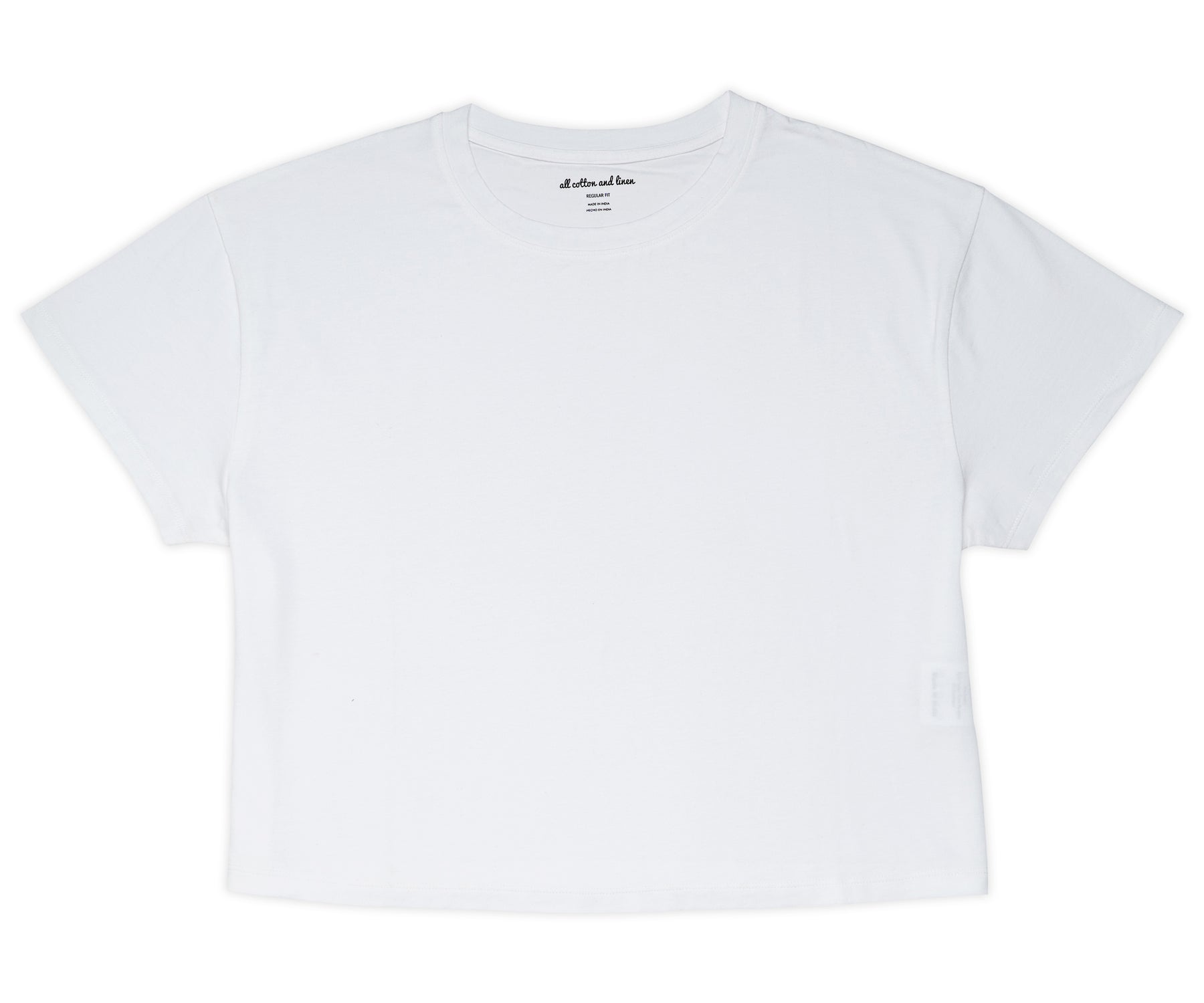 Women's white crop top perfect for layering Women's white crop top perfect for layering