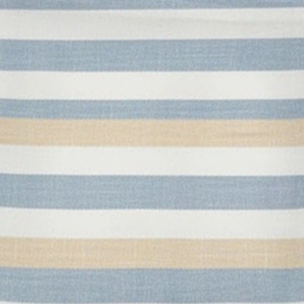 Striped Cotton dining table runner farmhouse decor - Closeup Striped Cotton dining table runner farmhouse decor - Closeup