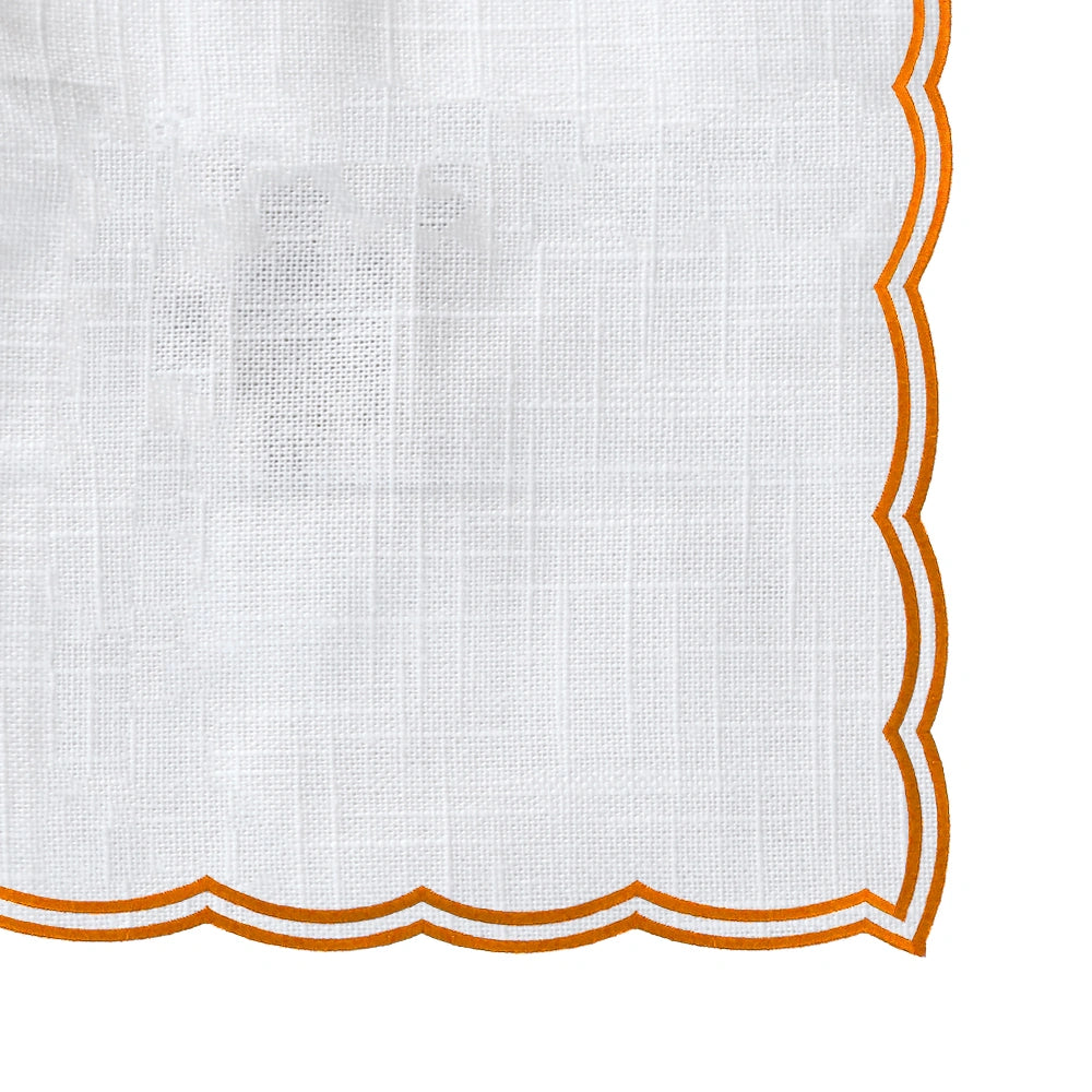 Warm terracotta cotton placemats with delicate embroidery, reusable rectangular table mats for weddings and everyday dining Warm terracotta cotton placemats with delicate embroidery, reusable rectangular table mats for weddings and everyday dining