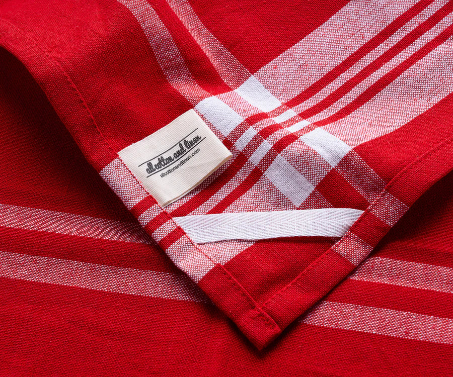 Red French Kitchen Towels Red French Kitchen Towels