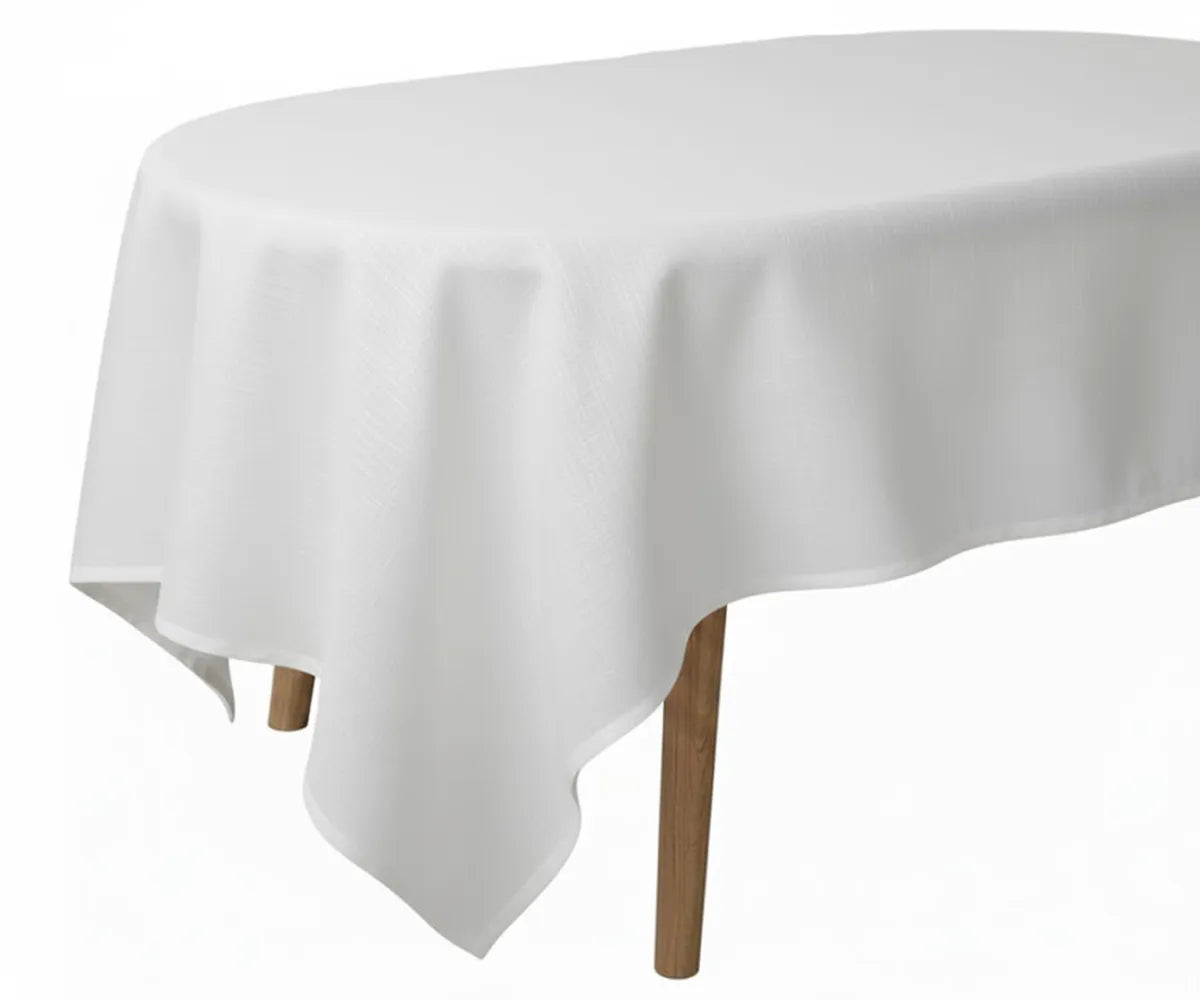 Oval Linen Tablecloth Oval Linen Tablecloth