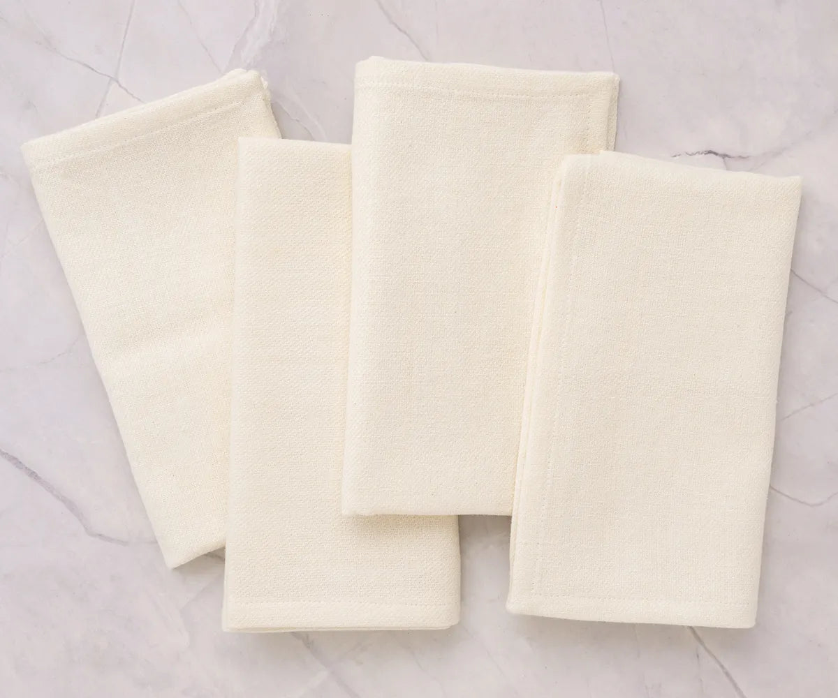 Elegant cotton cloth napkins ideal for weddings parties and holidays Elegant cotton cloth napkins ideal for weddings parties and holidays