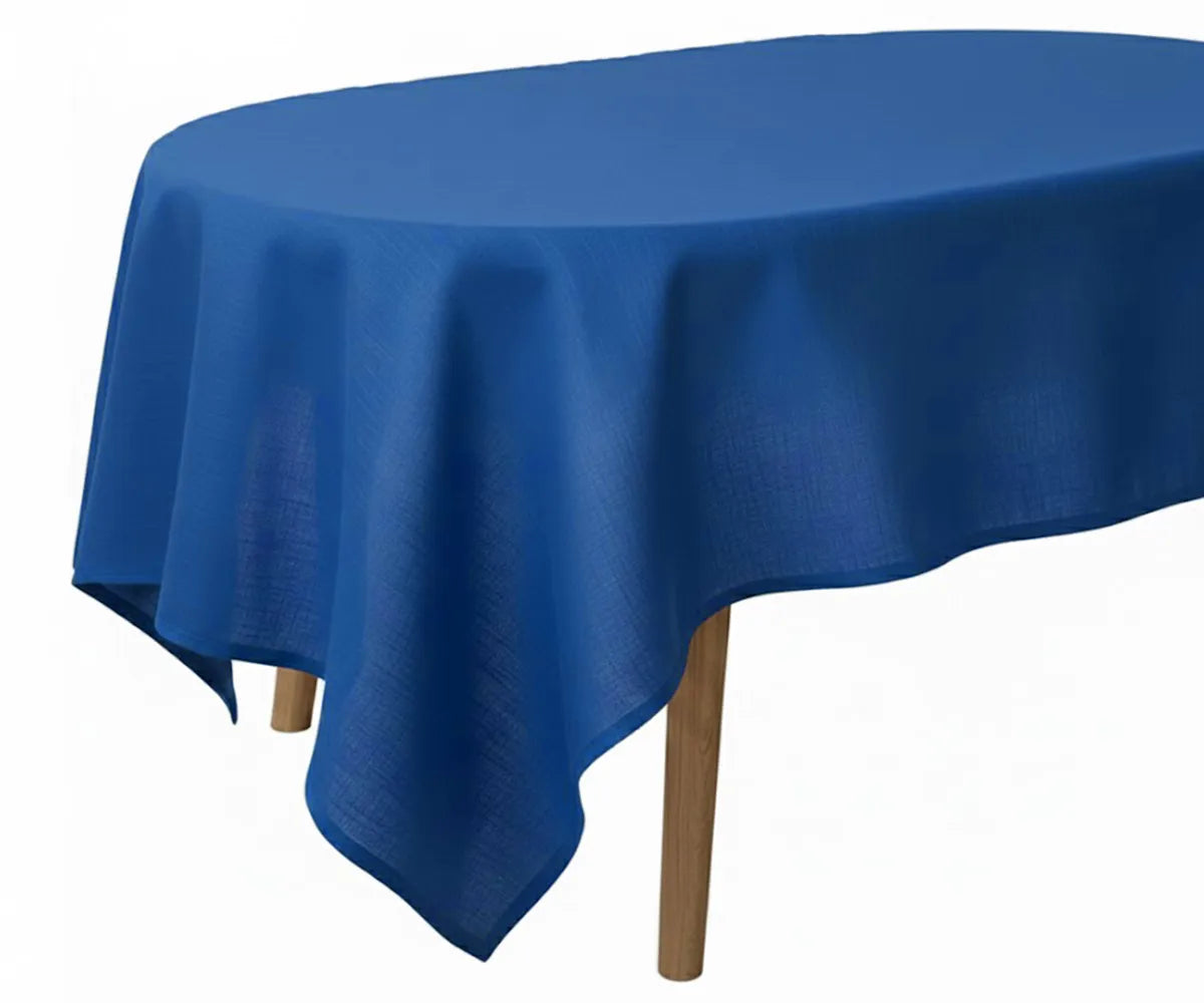 Oval Linen Tablecloth Oval Linen Tablecloth