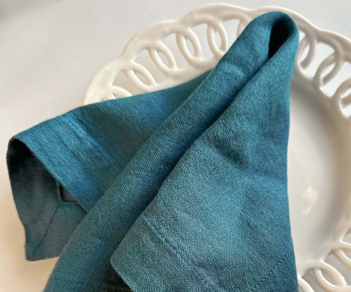 Forest Green Napkins Set of 4 Forest Green Napkins Set of 4