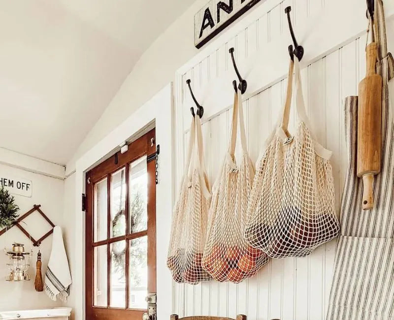 Mesh & String Bags - 6 Bags Mesh & String Bags - 6 Bags