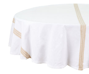 Be it your dining table, kitchen table, or outdoor table the farmhouse tablecloths for rectangle tables will make them look attractive cotton tablecloth.