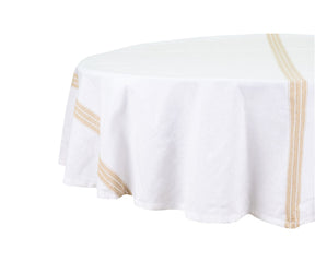 rectanlge tablecloth Choose a tablecloth size that fits the table properly.