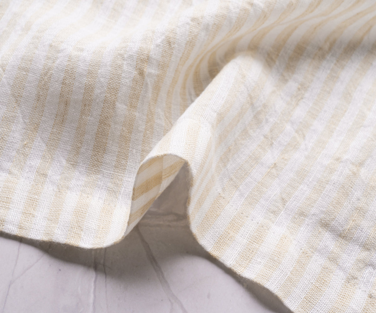 Pinstripe Linen Napkins - Wedding Napkins