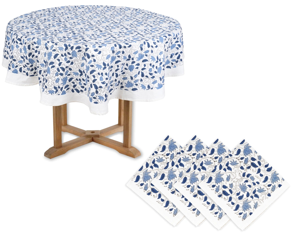 Floral Fabric Tablecloths and Napkin Floral Fabric Tablecloths and Napkin