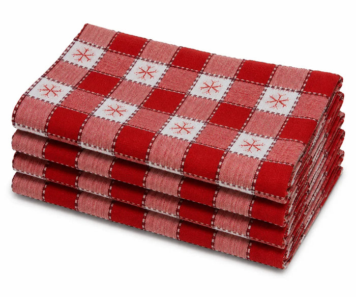 Christmas Plaid Dinner Napkins