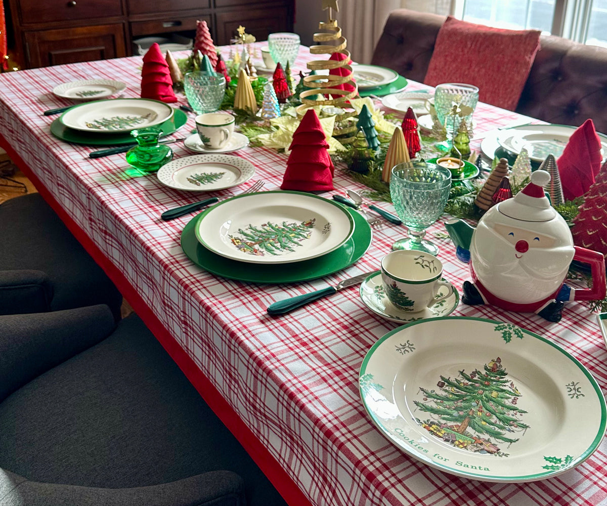 Cloth Tablecloths - Striped Tablecloth Cloth Tablecloths - Striped Tablecloth