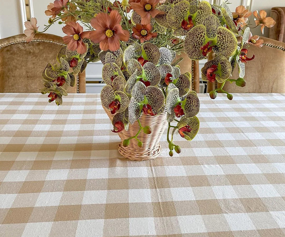 Cotton Tablecloths - Plaid Cloth Tablecloths Cotton Tablecloths - Plaid Cloth Tablecloths