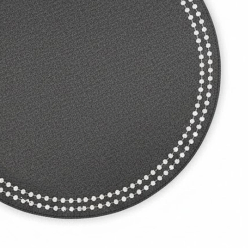 charcoal dining placemats – round cotton table mats for modern kitchen and table styling. charcoal dining placemats – round cotton table mats for modern kitchen and table styling.