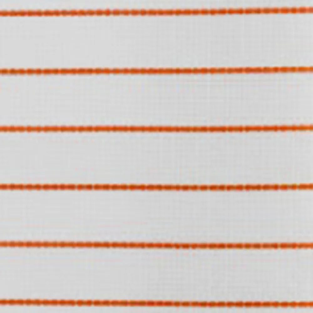 Orange and white striped cotton round tablecloth for 60 inch table Orange and white striped cotton round tablecloth for 60 inch table