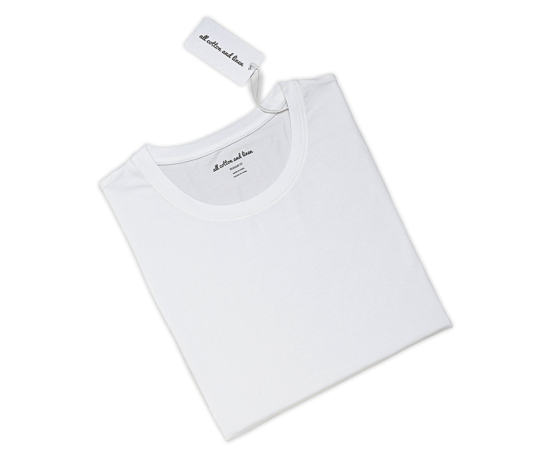 Breathable bamboo white T-shirt for a natural fit Breathable bamboo white T-shirt for a natural fit