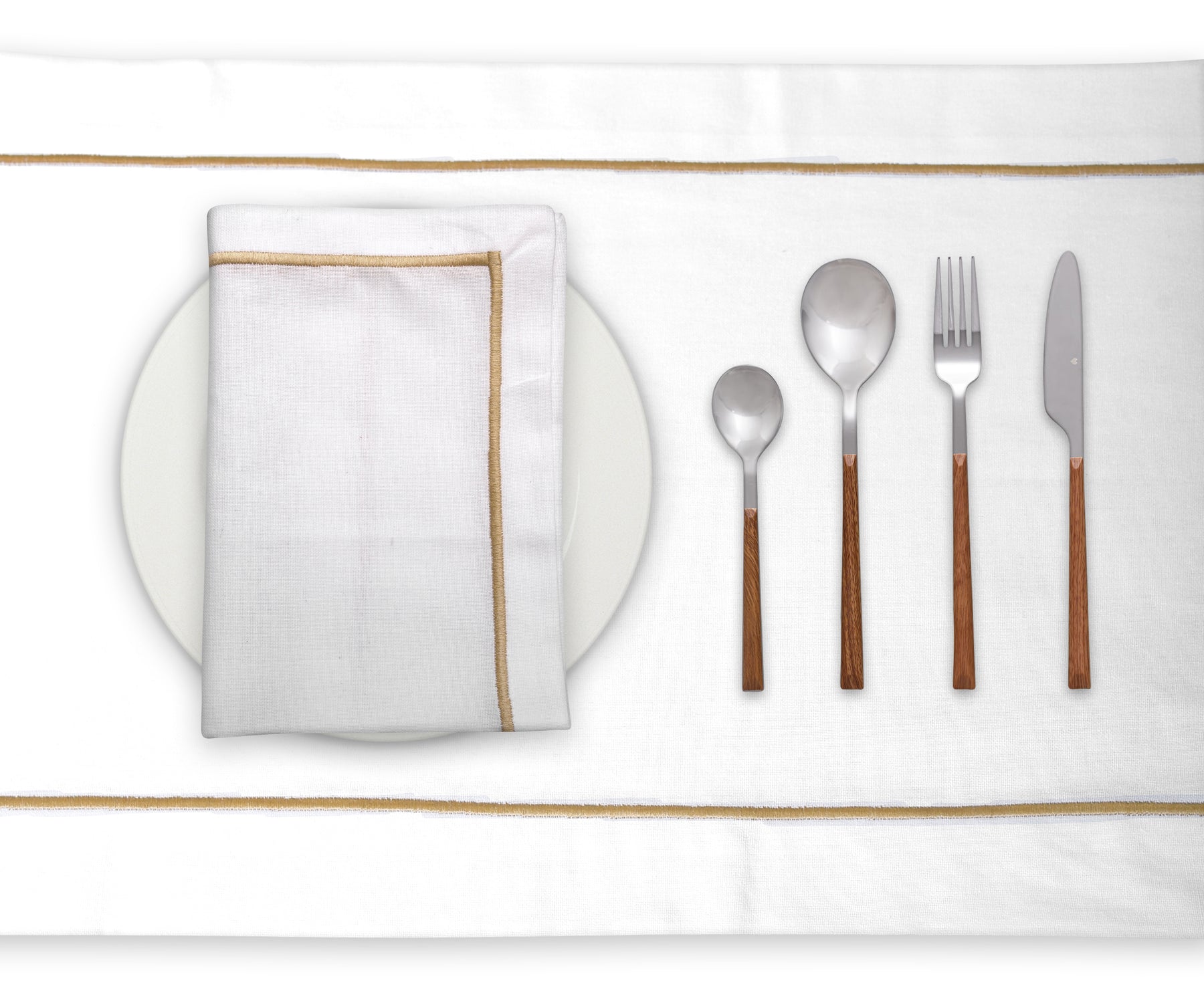 Versatile farmhouse table runner crafted from cotton. Versatile farmhouse table runner crafted from cotton.