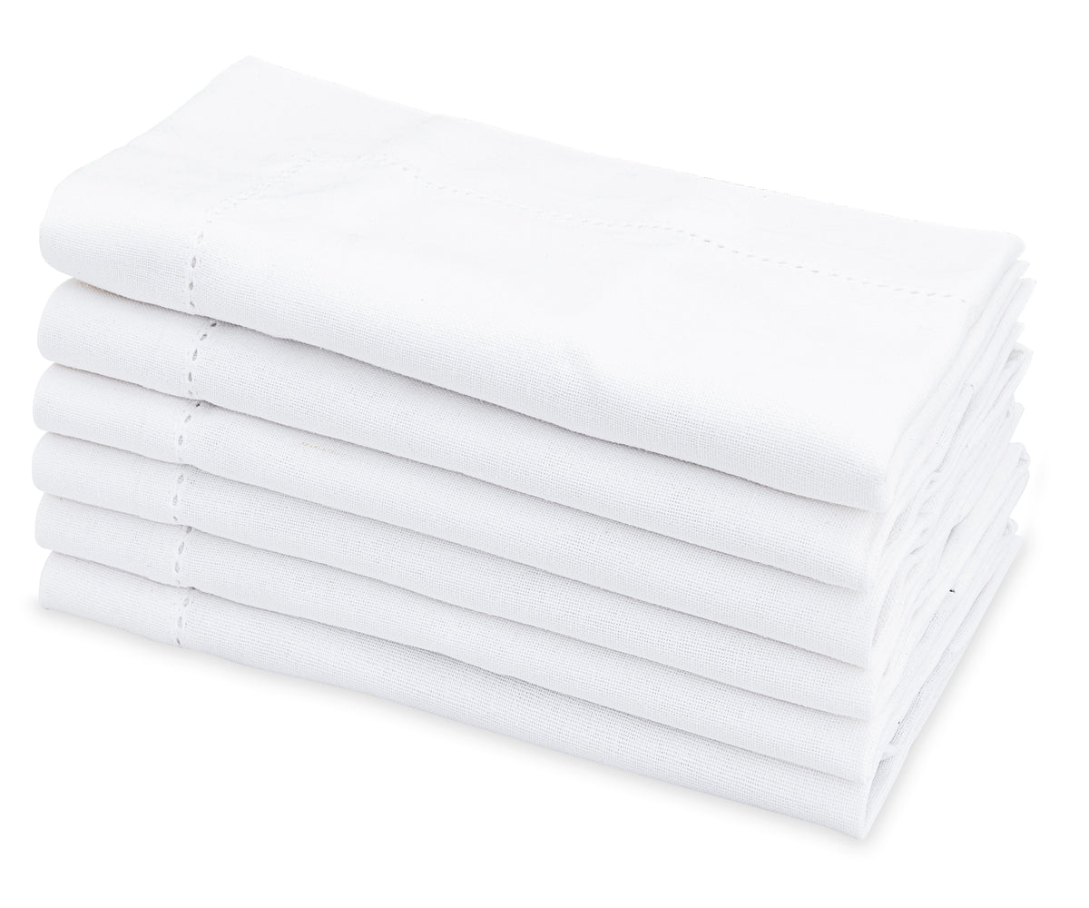 Enhance your dinner setting with a classic White Dinner Napkins.