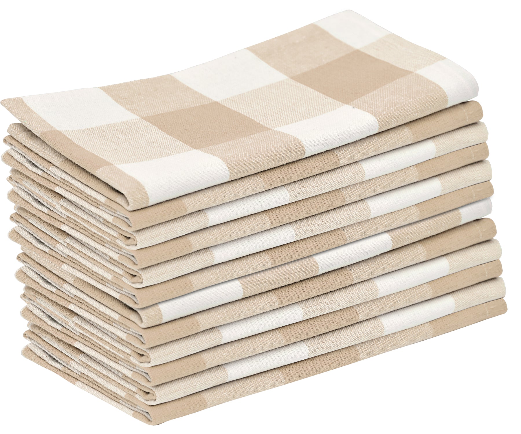Add a touch of warmth with beige napkins, enhancing your table setup with subtle elegance. Add a touch of warmth with beige napkins, enhancing your table setup with subtle elegance.