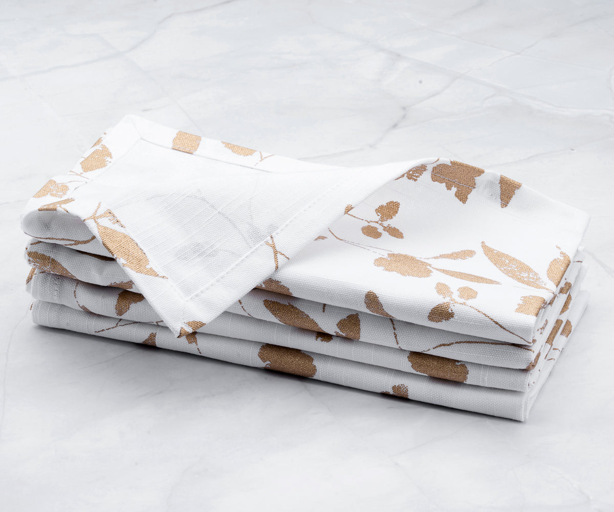 Custom Print Metallic Linen Napkins - Customized Napkins Custom Print Metallic Linen Napkins - Customized Napkins