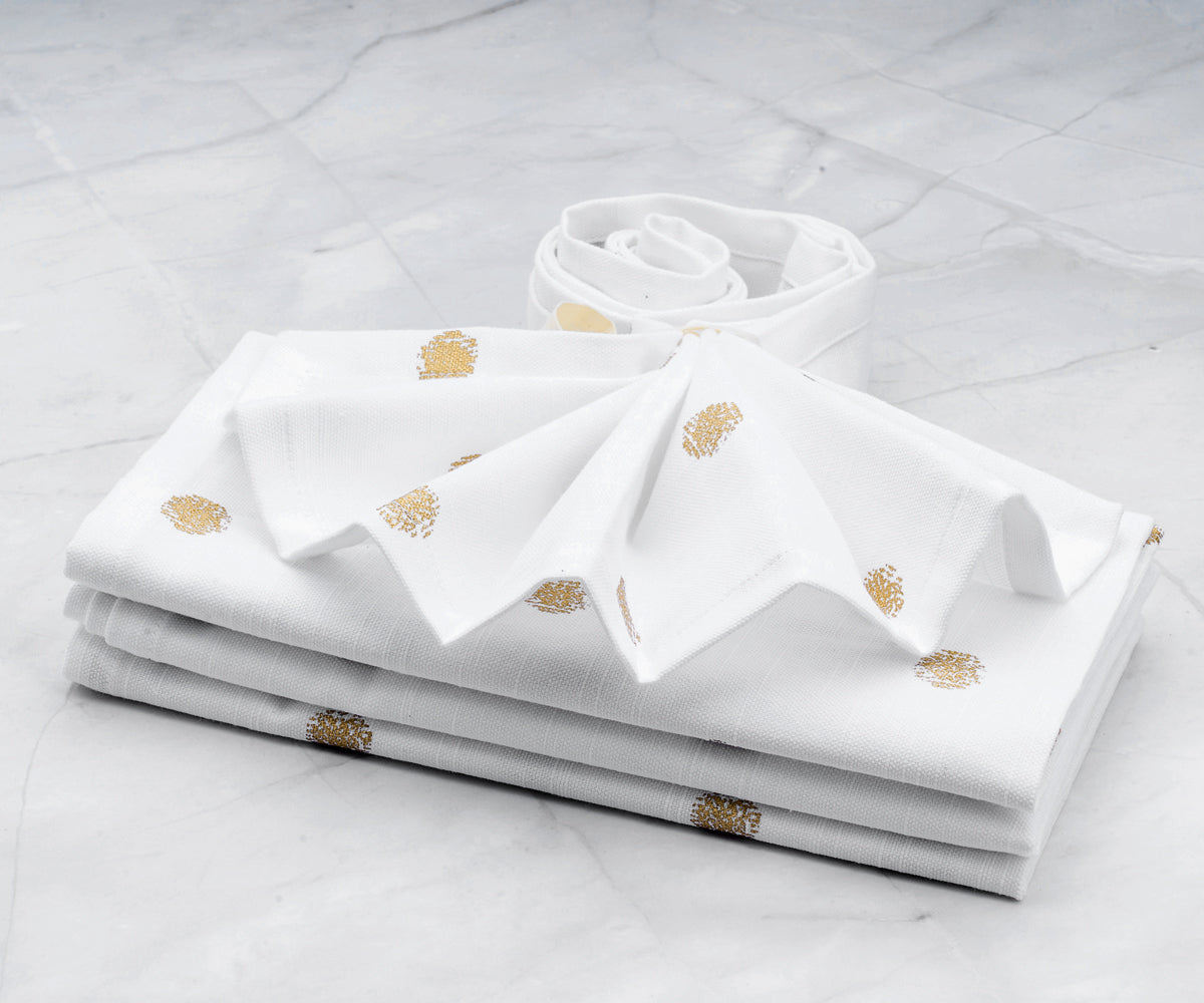 Custom Print Metallic Linen Napkins - Customized Napkins Custom Print Metallic Linen Napkins - Customized Napkins