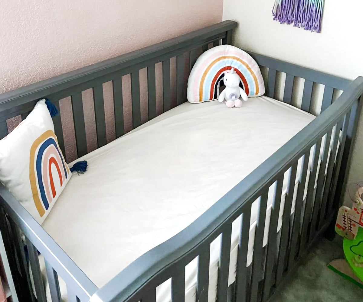 Crib Fitted Sheet - All Cotton and Linen Crib Fitted Sheet - All Cotton and Linen