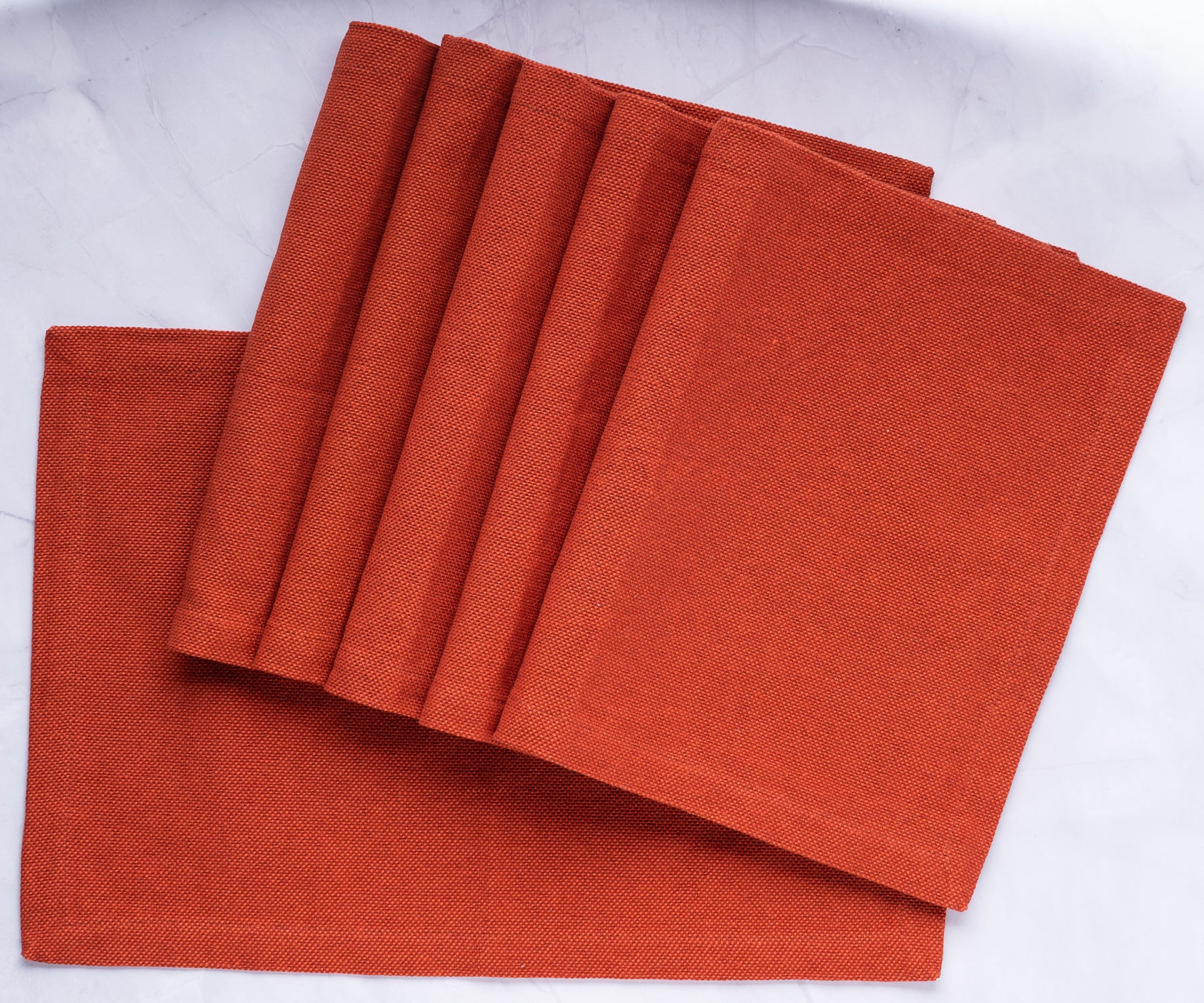 Red and patterned washable placemats for stylish dining decor. Red and patterned washable placemats for stylish dining decor.