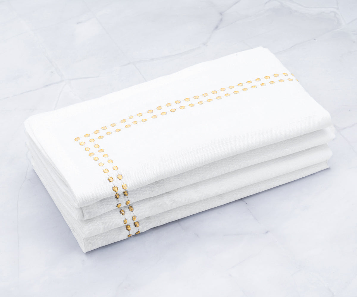 Custom Embroidery Wedding Cloth Napkins for Table Decor Custom Embroidery Wedding Cloth Napkins for Table Decor