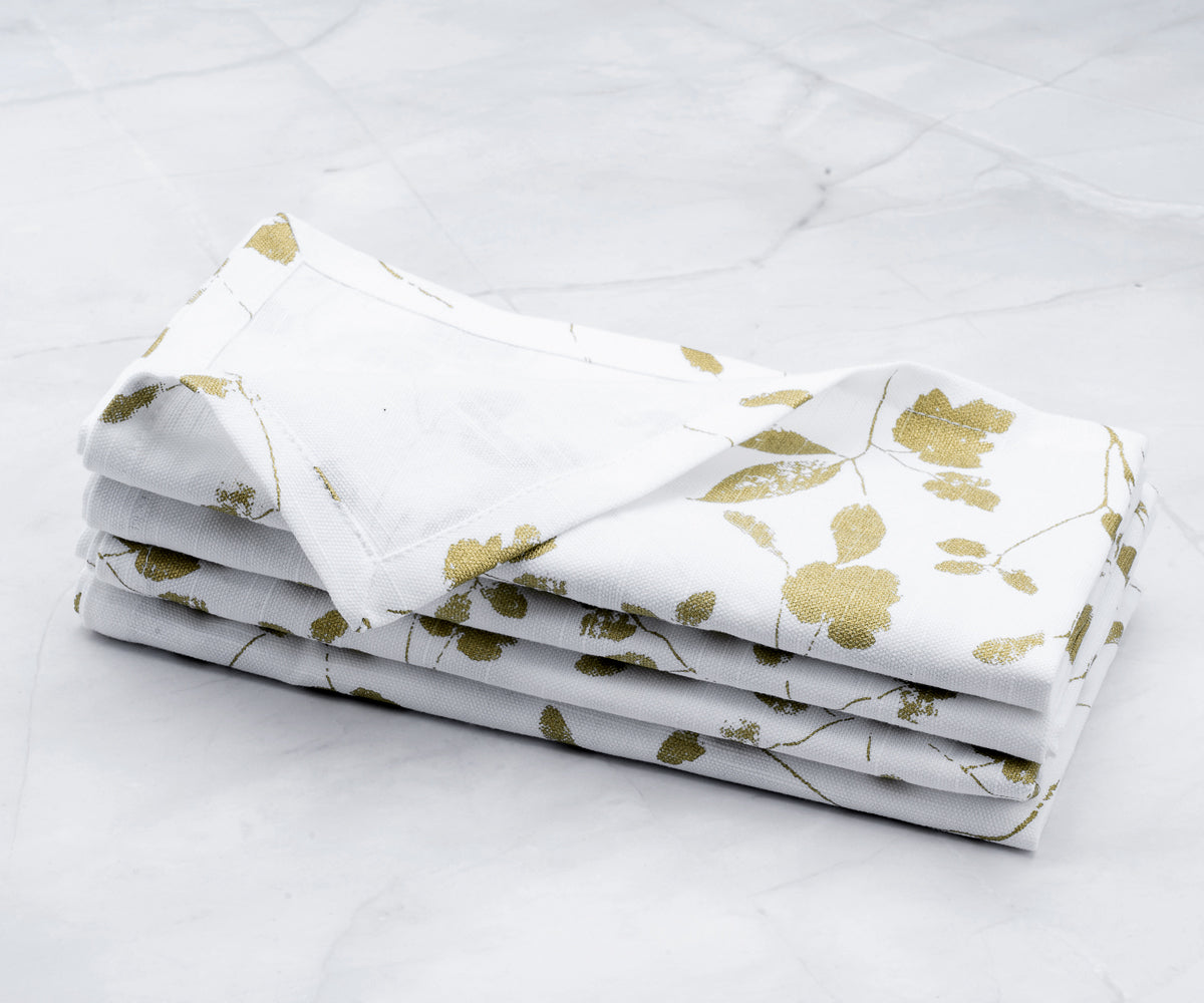 Custom Print Metallic Linen Napkins - Customized Napkins Custom Print Metallic Linen Napkins - Customized Napkins