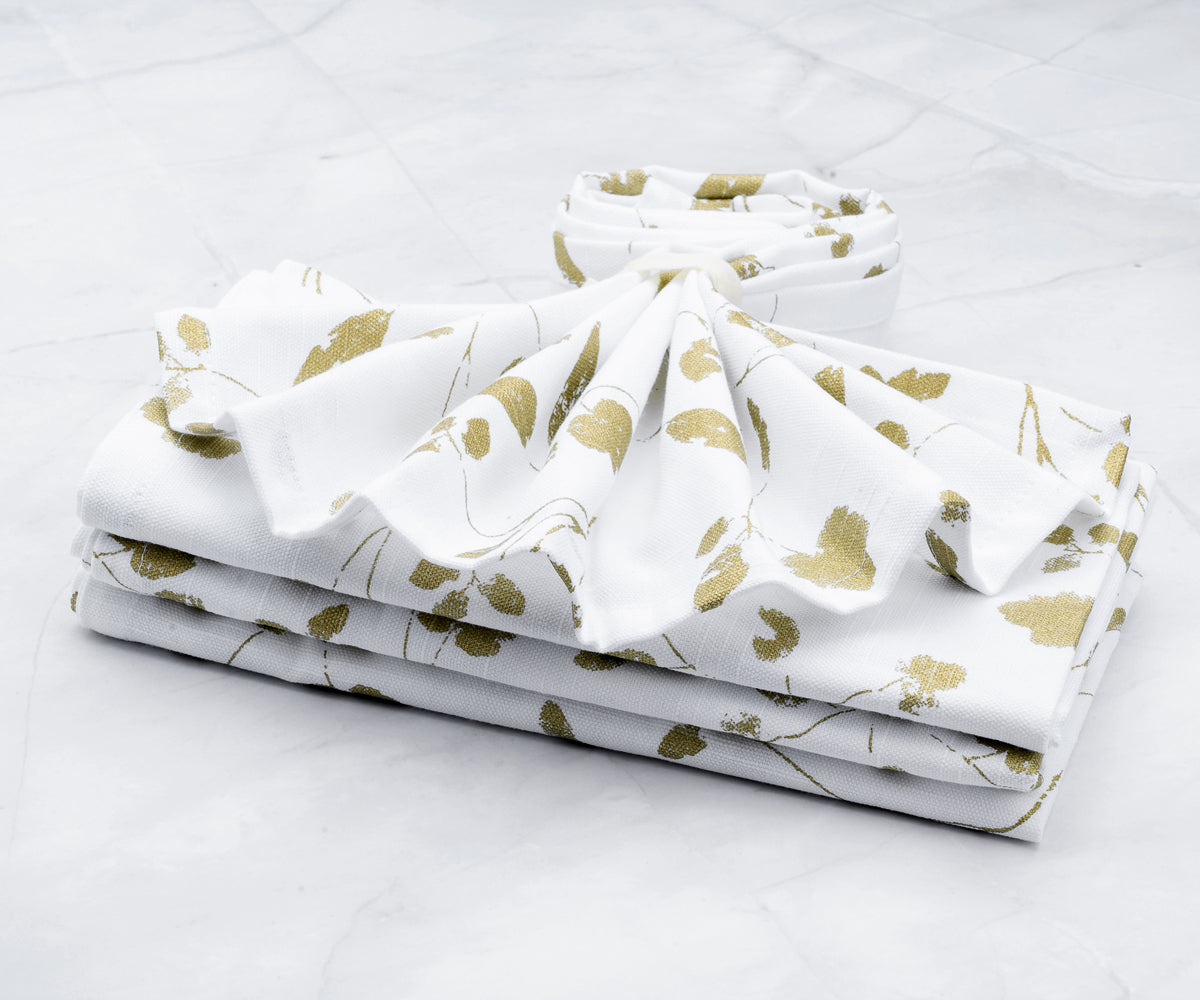 Custom Print Metallic Linen Napkins - Customized Napkins Custom Print Metallic Linen Napkins - Customized Napkins