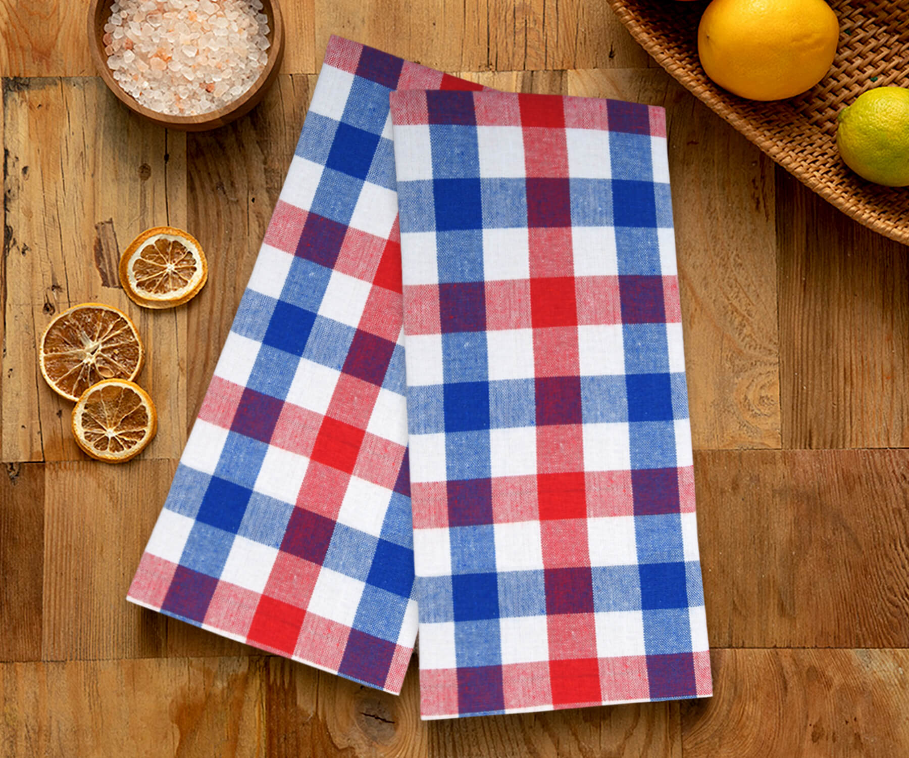 Blue towels are a classic choice for kitchens, adding a touch of color and style. Blue towels are a classic choice for kitchens, adding a touch of color and style.