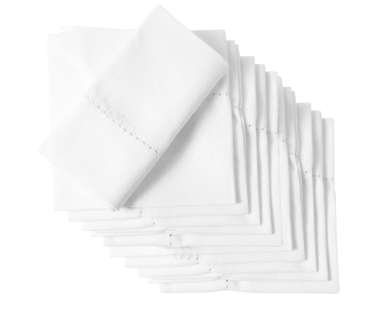 Custom White Cloth Napkins - Personalized Napkins