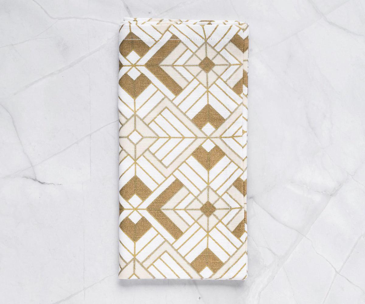 Custom Print Metallic Linen Napkins - Customized Napkins Custom Print Metallic Linen Napkins - Customized Napkins