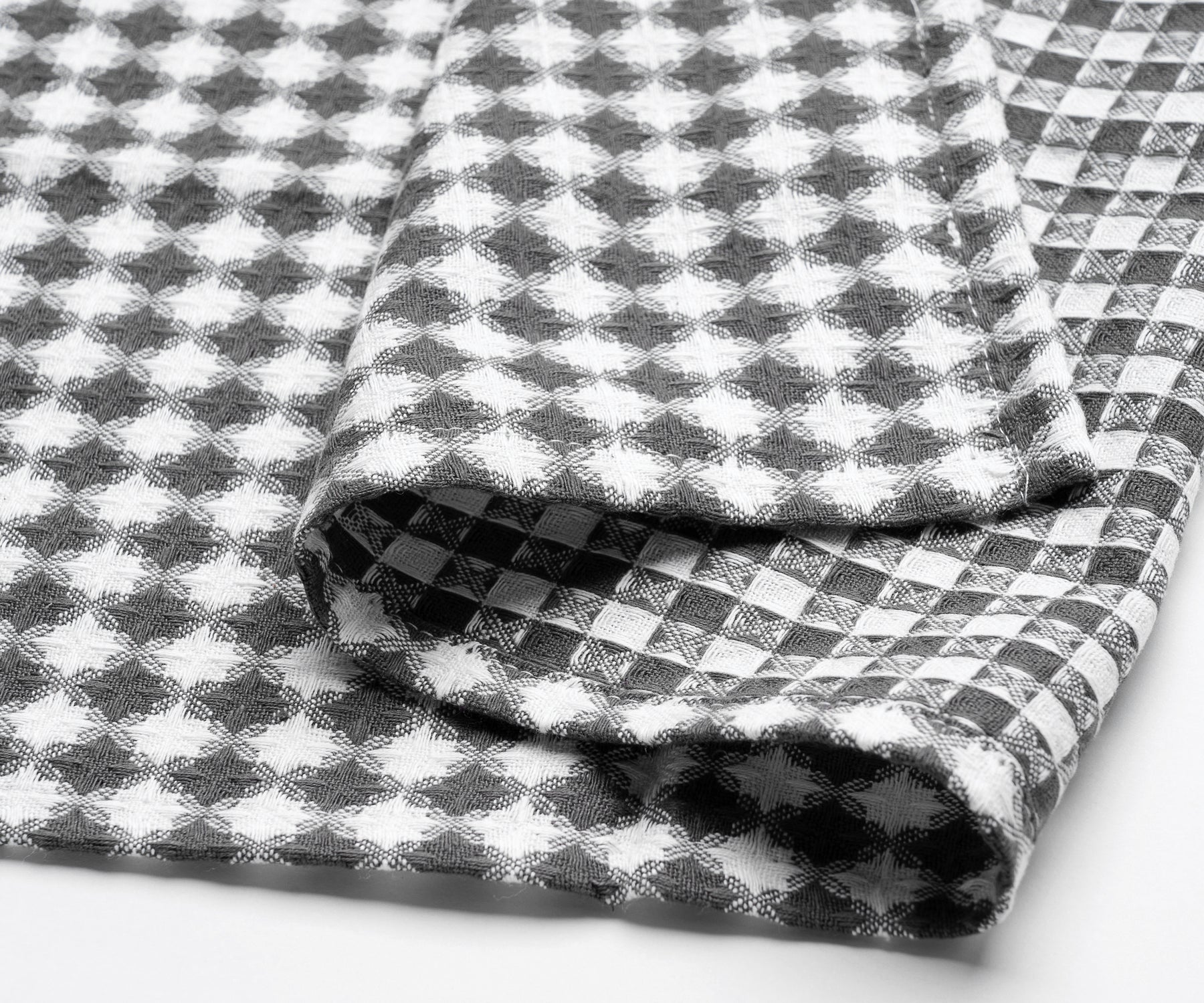 gray cotton towels, grey dishcloth with white pattern, cotton dish towels. gray cotton towels, grey dishcloth with white pattern, cotton dish towels.