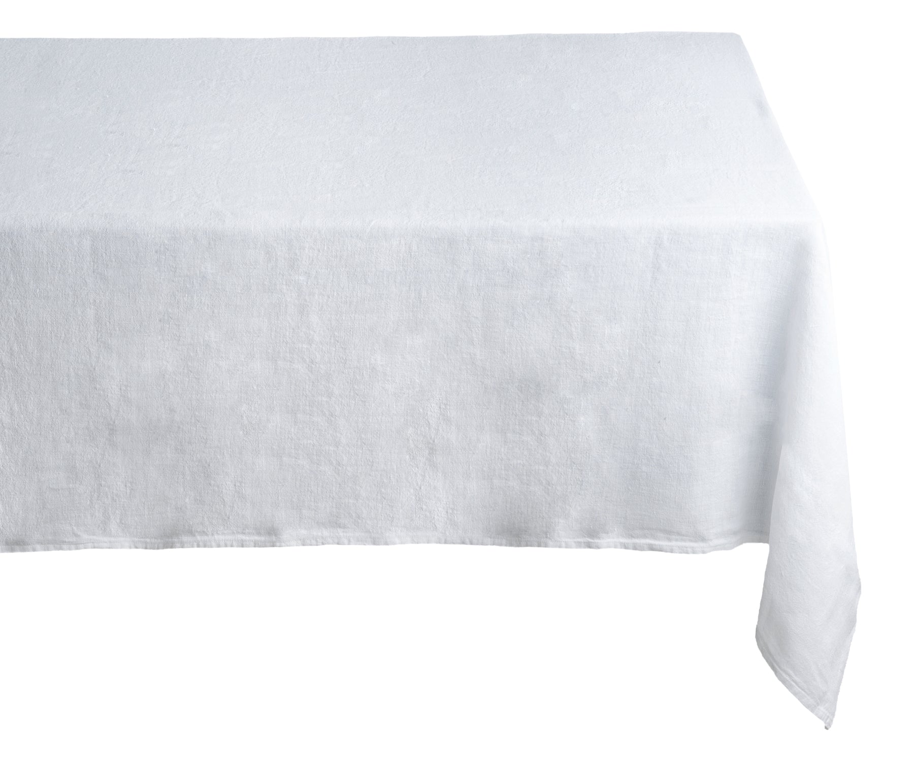 Elevate your table setting with the elegance of white linen tablecloths, including options for rectangular tables. Elevate your table setting with the elegance of white linen tablecloths, including options for rectangular tables.