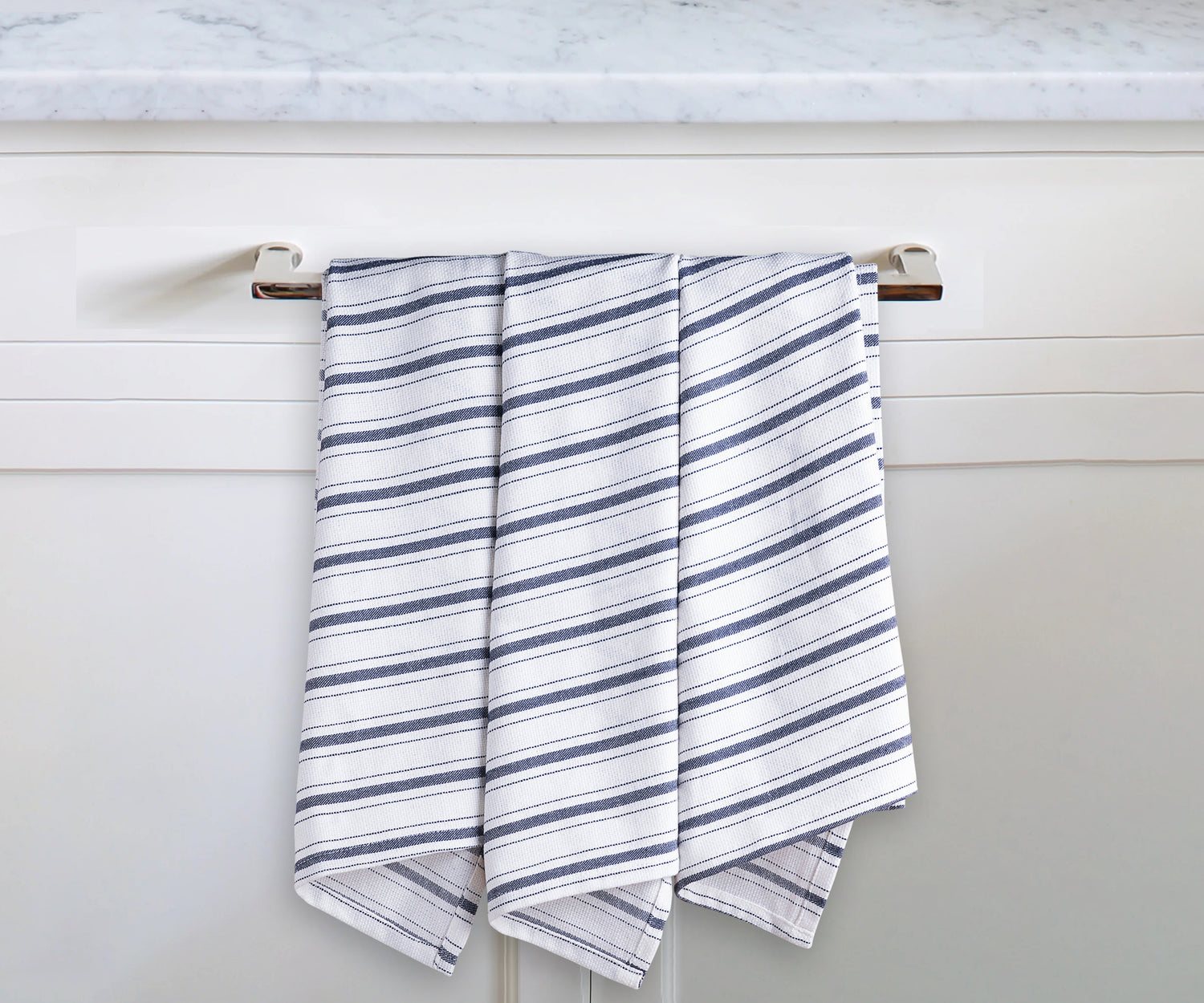 Cuisine Stripe Grey Organic Cotton Dish Towels, Set of 2 + Reviews