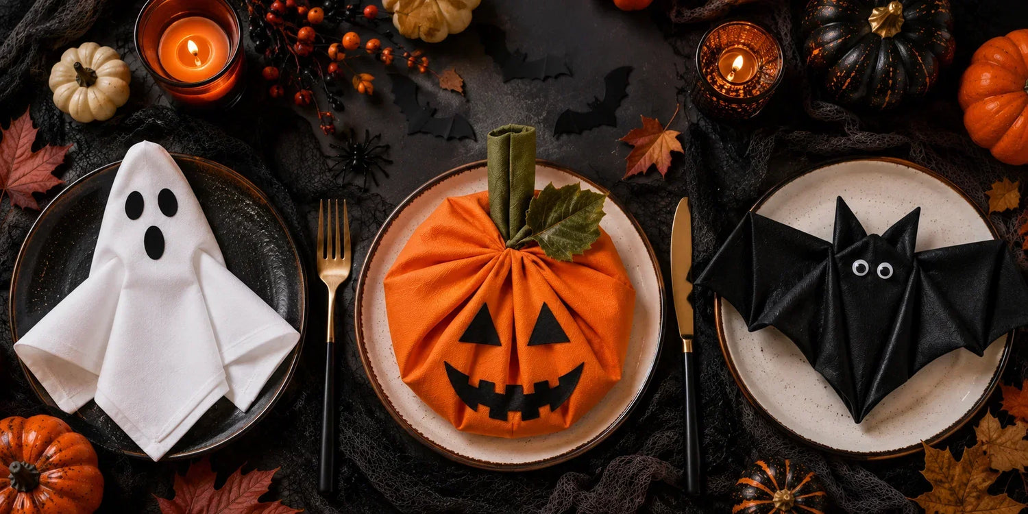 Halloween Napkin Folds: Spooky Ideas for Your Halloween Table