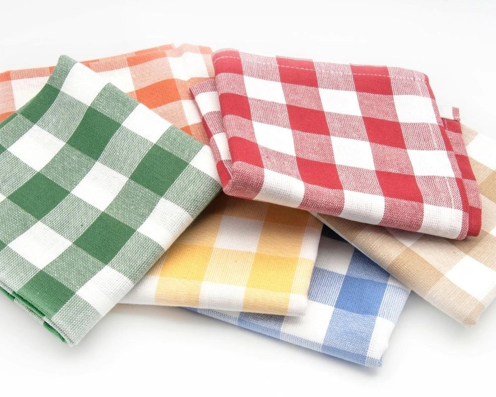 colorful kitchen towels