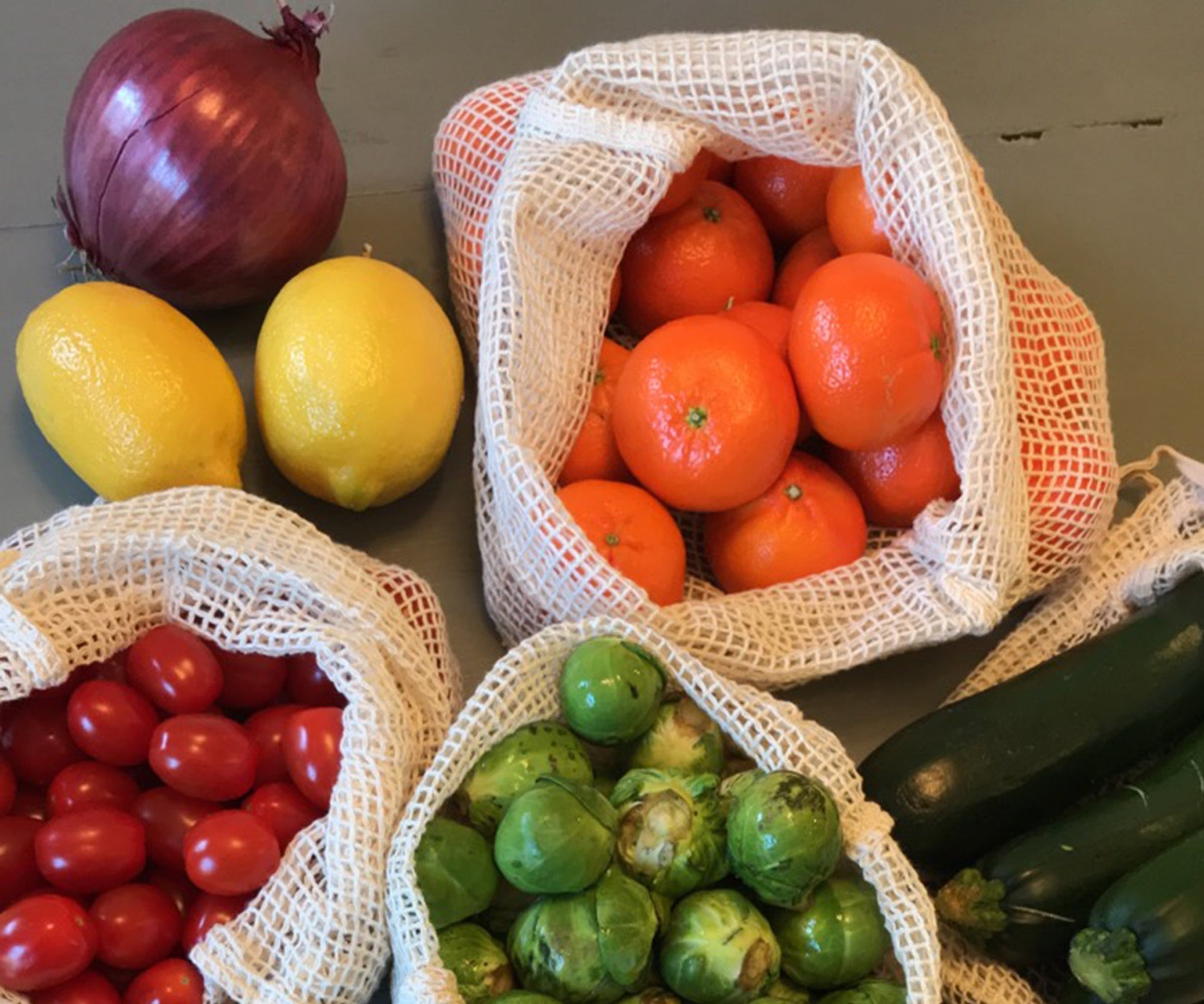 Eco friendly bags for fruits and vegetables