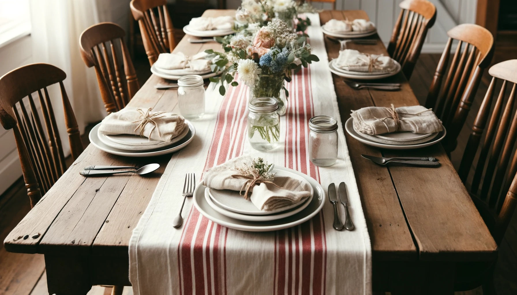 For an Oh so Pretty Table Setting All Cotton and Linen