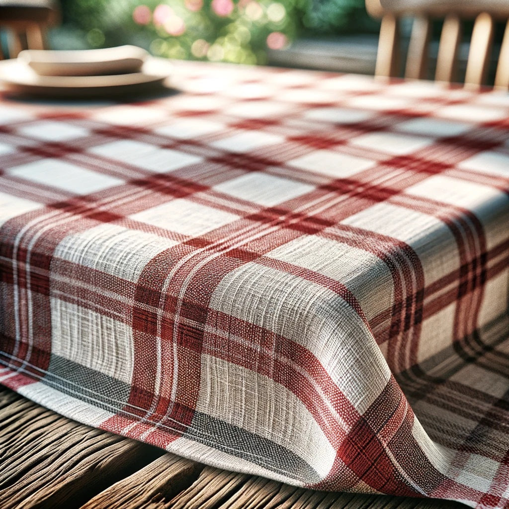  a guide to Gingham tablecloths