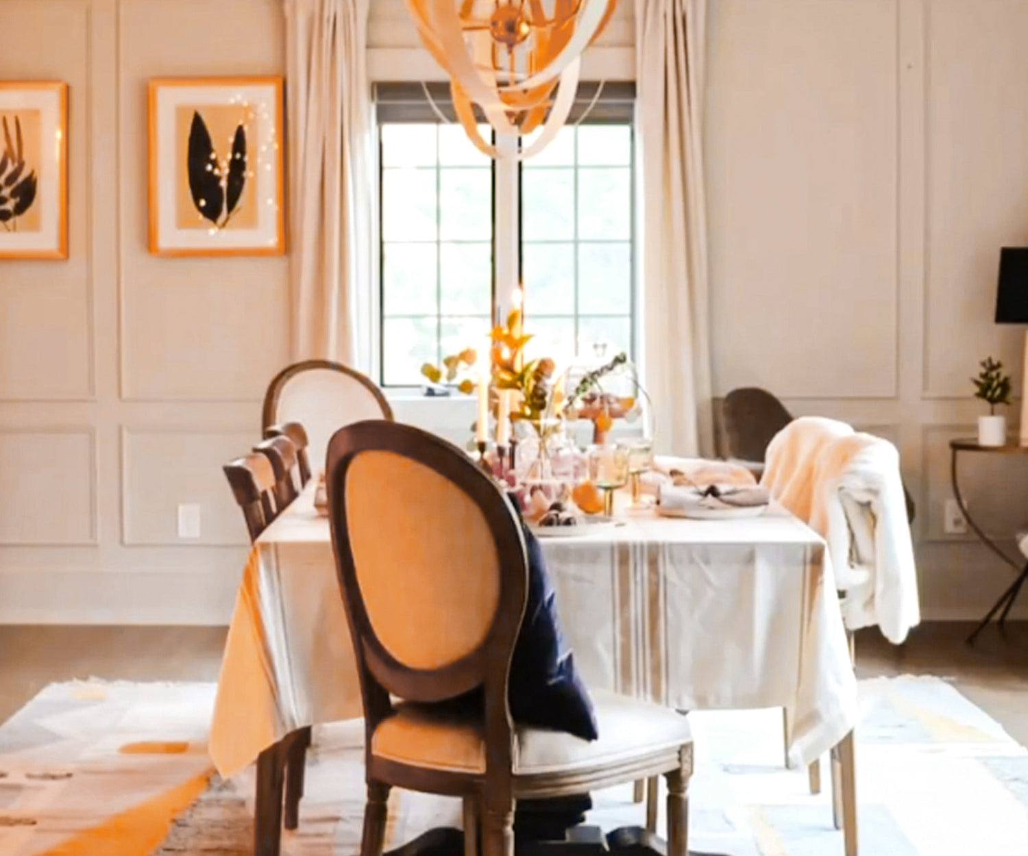 Farmhouse table setting