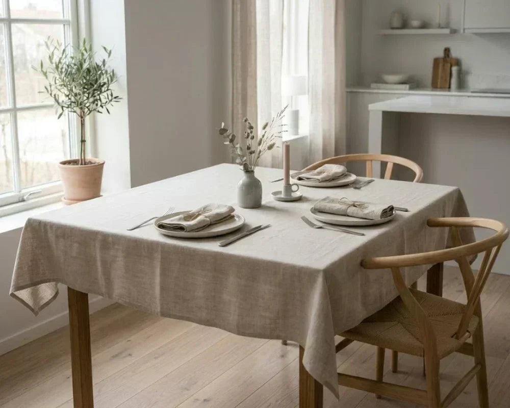wrinkles out tablecloth