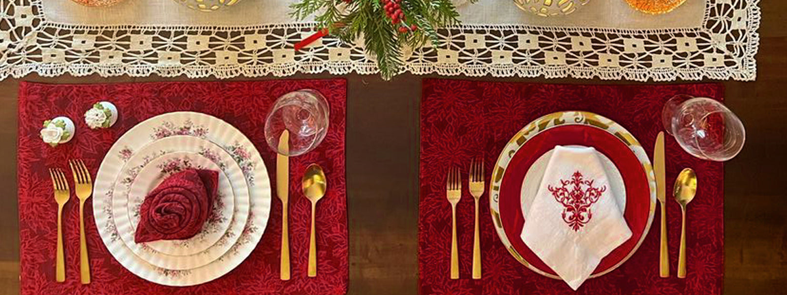 Cotton Placemats: ACL Check Placemats serve the primary function of protecting the dining table from water marks, food stains or heat damage. Made of high quality cotton thread with dimensions 13×18".