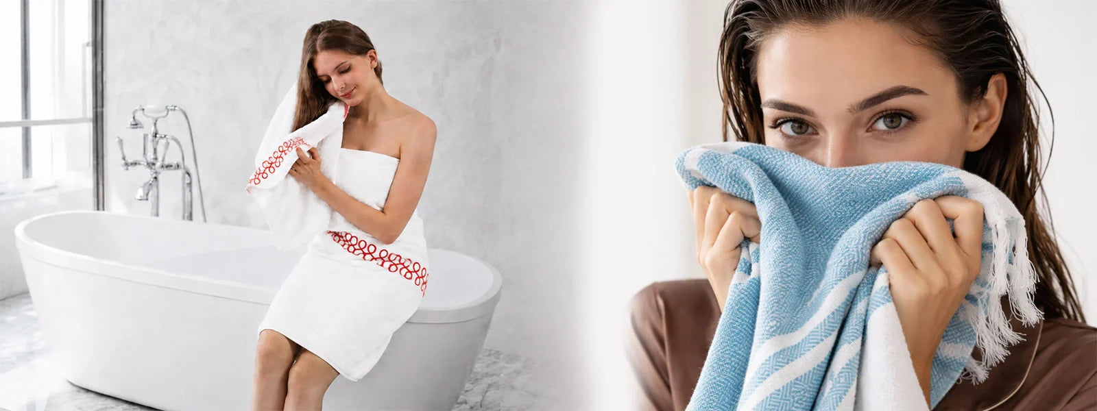 Embroidered Bath Towels