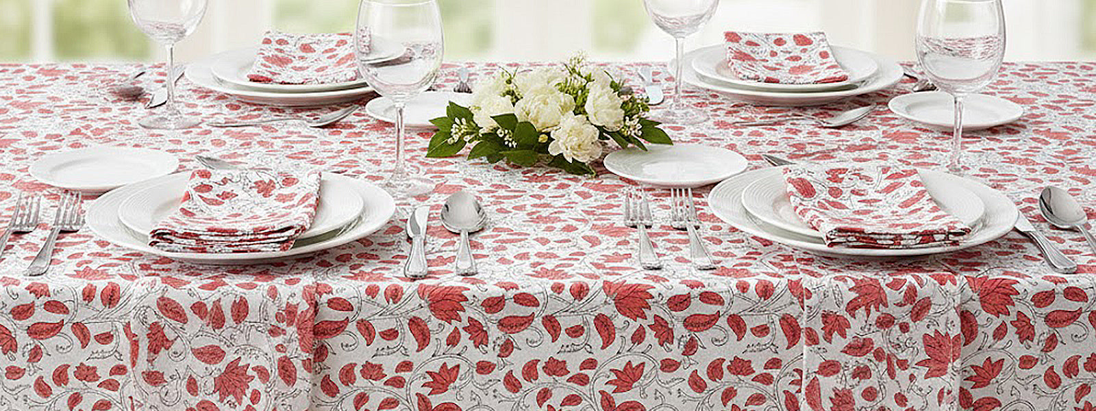 Printed tablecloth - Floral tablecloth
