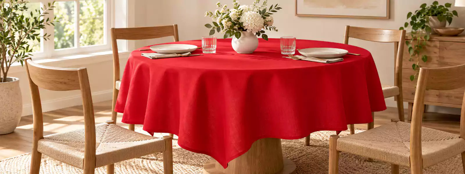 Elegant Oval Tablecloths for Stylish Dining Tables, Beautiful Table Settings, and Modern Home Decor
