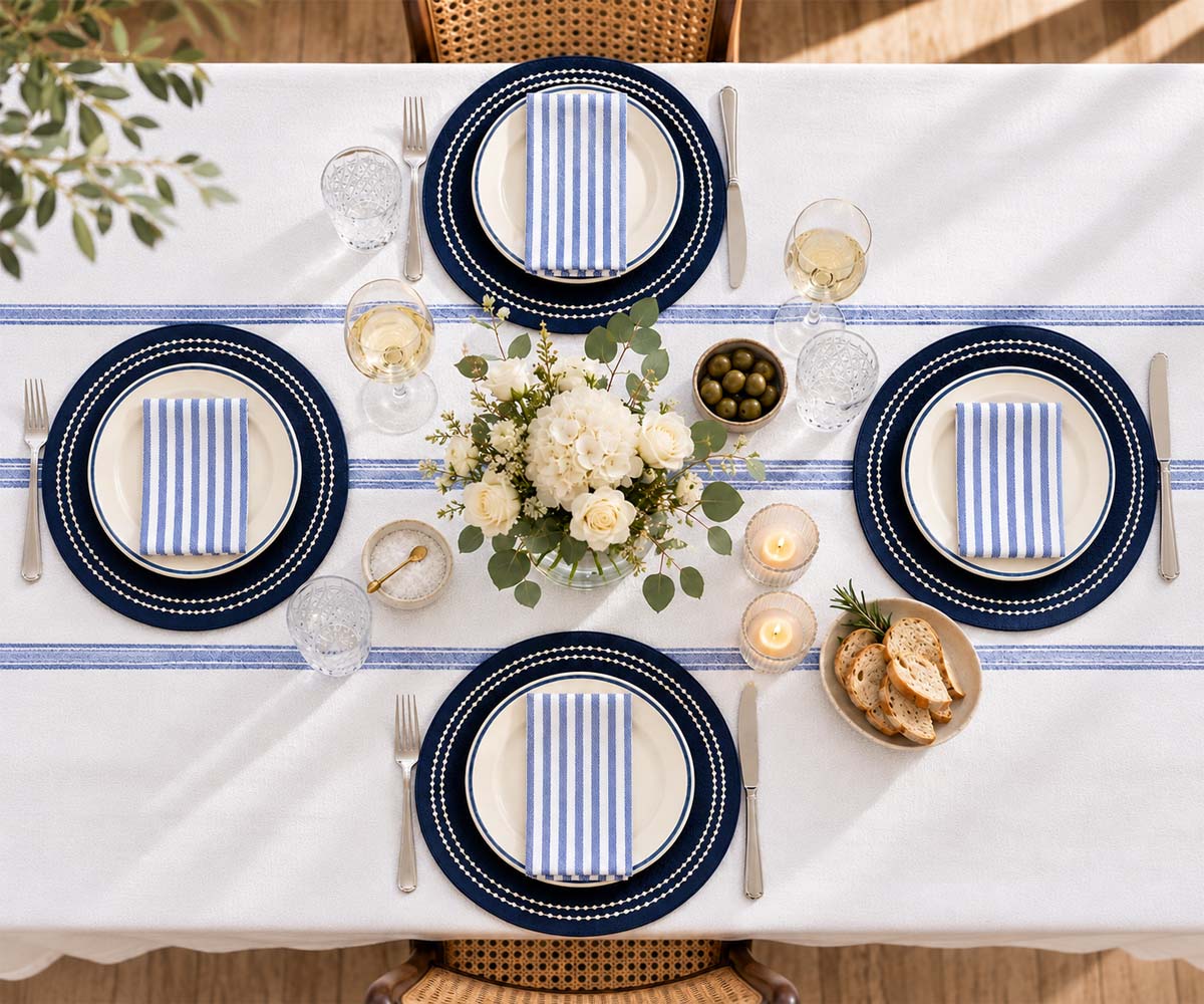 Navy Blue Table Placemats