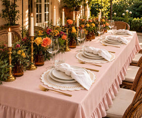 Ruffled Tablecloth
